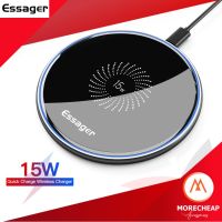 Essager ที่ชาร์จไร้สาย 15W Quick Wireless Charger 12V/2A 9V/2A 5V/2A Qi แท่นชาร์จไร้สาย