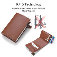 Genuine Leather Rfid Credit Card Holder Men Wallet Money Bag Purse Luxury Brand Male Black Short Smart Mini Wallet Slim Walet