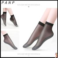 PANP แก้ว KAOS Kaki Pendek Mata Kaki ผ้ากำมะหยี่สำหรับผู้หญิงระบายอากาศได้ดี10คู่ใส่เท้าได้ในฤดูร้อน