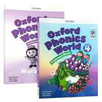 Original English book New OPW Oxford English natural spelling World textbook level 4 including APP Oxford Phonics World level 4 textbook + exercise book letter pronunciation A- Z Oxford Childrens Primary School English