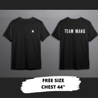 เสื้อยืดทีมหวัง Team wang เสื้อยืดคอกลมใส่สบาย ผ้าคอตตอน100%   ใครไม่หวังแจ็คสันหวัง GOT7 สินค้าพร้อมส่ง จำนวนจำกัด มีเก็บปลายทาง #อากาเซ่