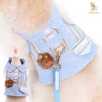 Glitter Pooch Harness ชุดรัดอก สายจูง เสื้อผ้า สุนัข, หมา, แมว, สัตว์เลี้ยง พร้อม สายจูง รุ่น Bluetiful Teddy Boy