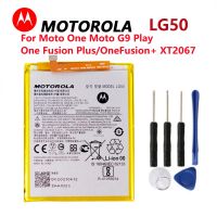 Motorola 100 Original LG50 5000MAh Motorola One Moto G9 Playone Fusion Plus OneFusion + XT2067แบตเตอรี่ศัพท์