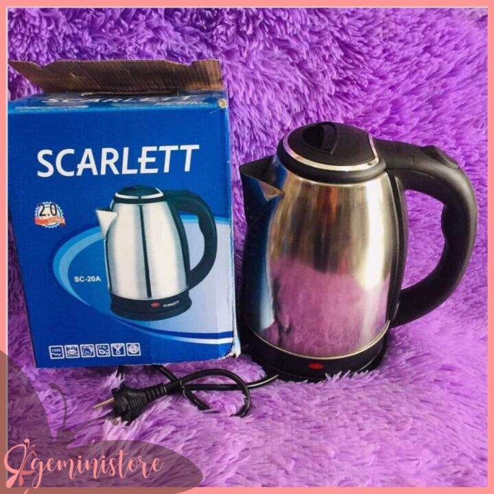 GEMINI STORE Scarlett 2 Liter Electric Water Tea Kettle Hot Water