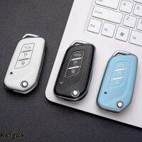 TPU Car Flip Key Case Cover Protector for Baic Senova X25 X35 X55 X65 D50 for Changhe Q25 Q35 A6 Keychain Holder Keyless Shell Key Chains