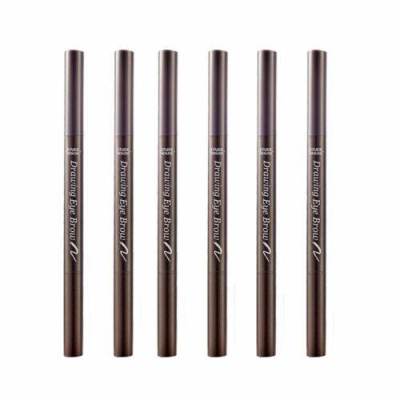 Etude House Drawing Eye Brow ดินสอเขียนคิ้ว #04 (สีเทาเข้ม) 6 แท่ง เพิ่มปริมาณไส้ 30%