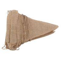 3.7M Rustic Jute Hessian Burlap Lace Bunting Shabby Chic Wedding Banner