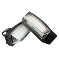 2PCS LED License Number Plate Light Lamps For Mitsubishi Outlander 2 3 Lancer Eclipse 3 4 Cross Galant Xpander I-Miev