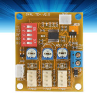 3 Way 4 Wire PWM Fan Temperature Speed Control Module Stop Rotation Alarm for Computer Case