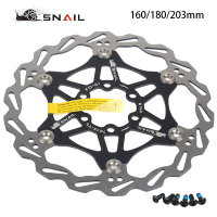 SNAL MTB Brek Cakera 160มม. 180มม. 203มม. ฐาน Haba การกระจายตัวโรเตอร์ Keluli Tahan Karat Ung Basikal Cakera Brek โรเตอร์