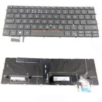 แป้นพิมพ์แล็ปท็อป Enter-Key w backlit สำหรับ XPS 13 9370 13-9370 13-9370-D1705S US 06.Y7DJ backlit keyboard