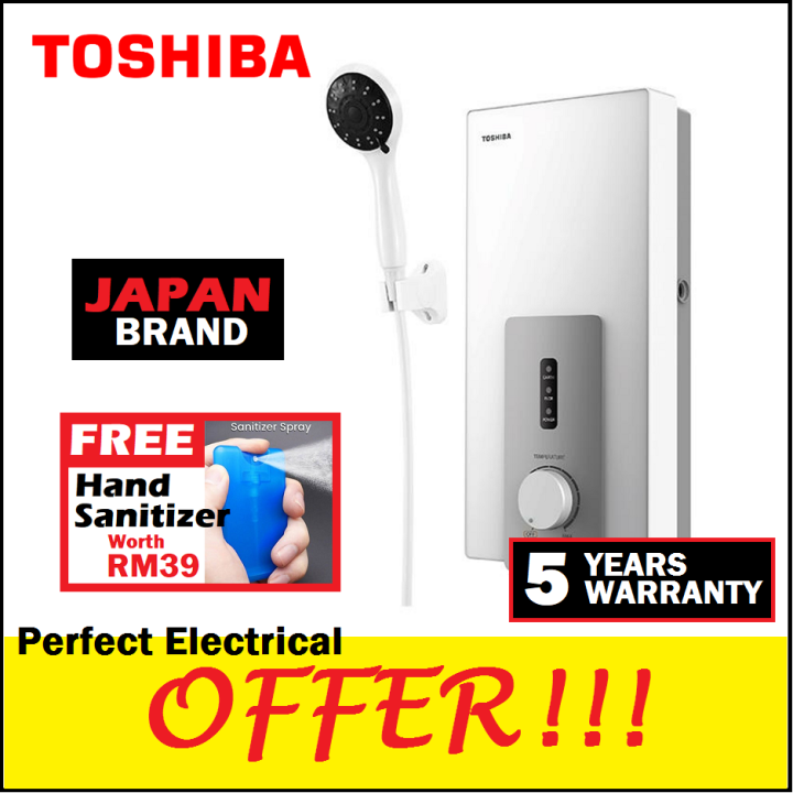 Toshiba DSK38S5MW Instant Shower Water Heater 3800W Elba EWHG3660 Lazada