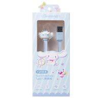 Sanrio Kuromi Type C ชาร์จเร็วสำหรับสายข้อมูลของขวัญสายลายการ์ตูน Pochacco Usb Kawaii Cinnamoroll