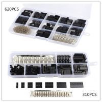 310pcs/Set Dupont Wire Jumper Pin Header Connector Housing Kit Male Crimp Pins+Female Pin Connector Terminal Pitch With Box