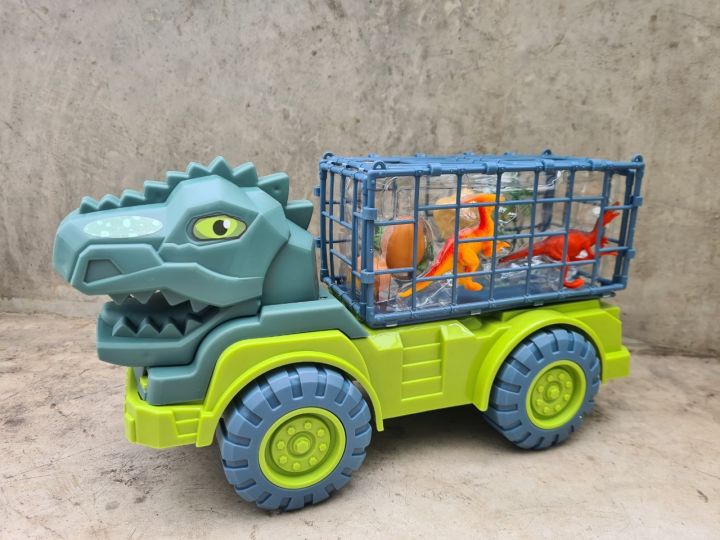 รถบรรทุกไดโนเสาร์-รถของเล่นไดโนเสาร์-ของเล่นไดโนเสาร์-รถของเล่นเด็ก-ไดโนเสาร์-รถของเล่น-พร้อมไดโนเสาร์ในเซ็ท-พร้อมส่ง