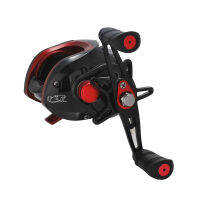 8KG Baitcasting Reel Double Seals รอกตกปลาแบริ่งพร้อมระบบเบรกแม่เหล็กสีดำแดง