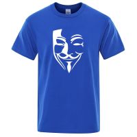 Vendetta Silhouette Tshirt Male Cotton Tshirts Tshirts Pattern Loose Mens Half Sleeve Gildan