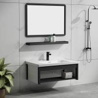 Spot parcel post Simple New Wash Basin Cabinet Combination Alumimum Bathroom Wall-Mounted Washbasin Simple Sink Washstand