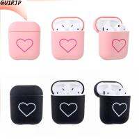 GUIRJP ใหม่ น่ารัก คู่รัก สำหรับ Apple Airpods เคสพีซีแบบแข็ง รักสุดหัวใจ ฝาครอบป้องกัน