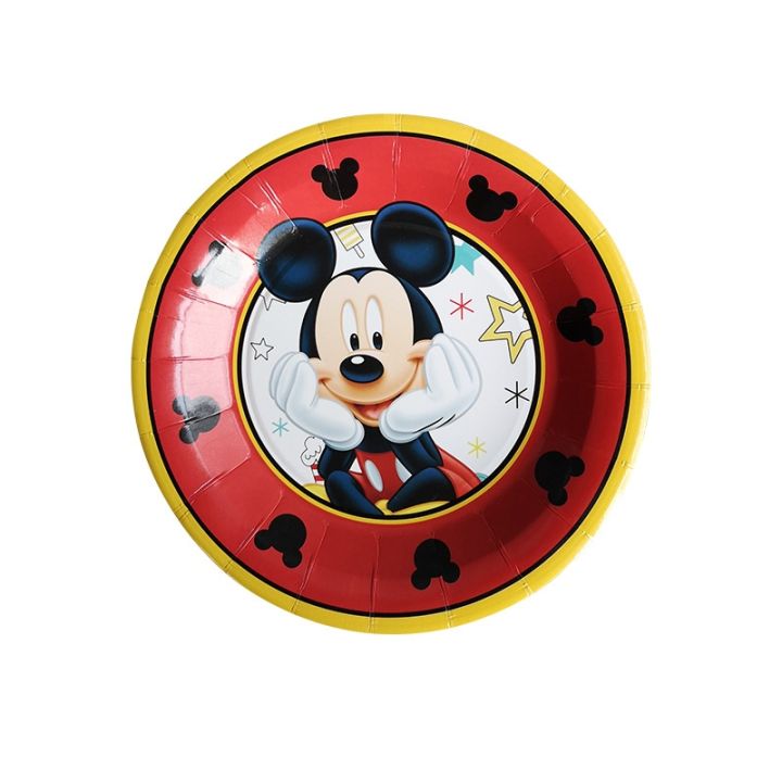 disney-mickey-theme-first-birthday-disposable-tableware-set-party-supplies-paper-plate-cup-napkin-party-2nd-birthday-decoration