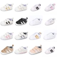 【hot】！ Toddler Baby Shoes Boy Classical Sport Soft Sole Leather Multi-Color Crib Moccasins