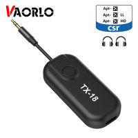 VAORLO CSR8670 5.0บลูทูธรับและส่งสัญญาณ2-In-1 3.5มิลลิเมตร AUX APTX APTXLL HD Latency ต่ำอะแดปเตอร์ไร้สายสำหรับหูฟังทีวี