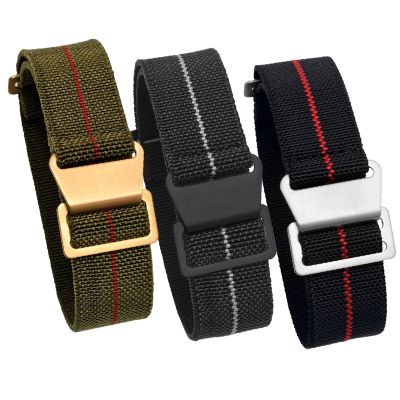 【CC】 20mm 22mm Elastic Band for Watches 3 41 45mm Troops Watchband