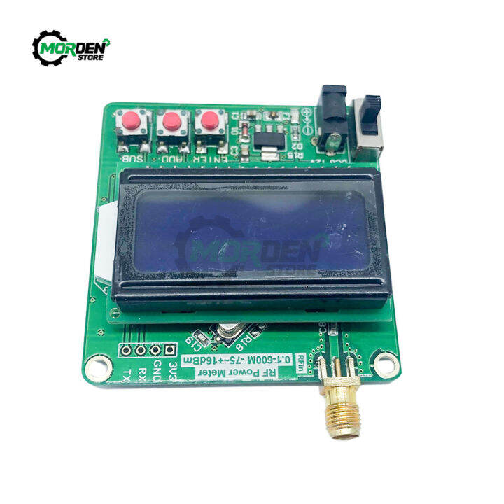 1-600mhz-power-meter-digital-lcd-rf-power-meter-75-16-dbm-ค่าการลดทอนความถี่วิทยุที่ลดทอน-db-module