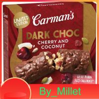 CARMANS DARK CHOC CHERRY&amp;COCONUT BAR 210