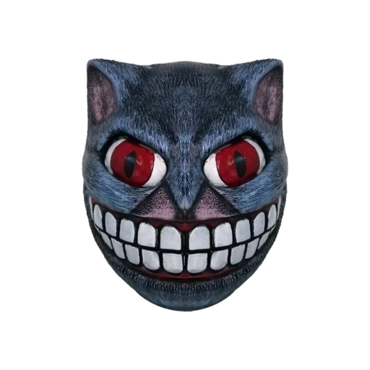 Alice In Wonderland Cheshire Cat Latex Mask Full Face Animal Mask Cat