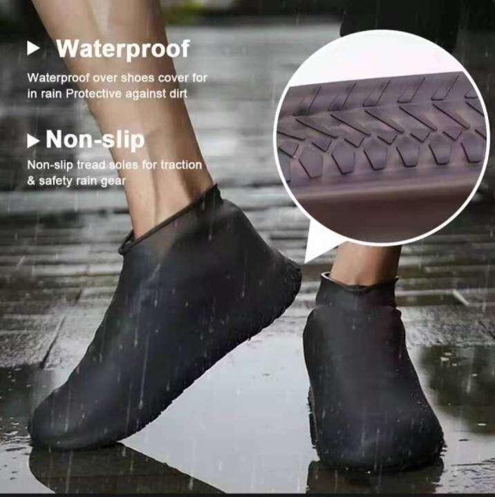 WS Silicone waterproof men's and women's waterproof rain boot covers