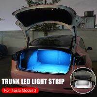 33cm LED Trunk Light Modification Flexible LED Strip Lighting Atmosphere Light Interior Accessories For Tesla Model 3 2019-2021