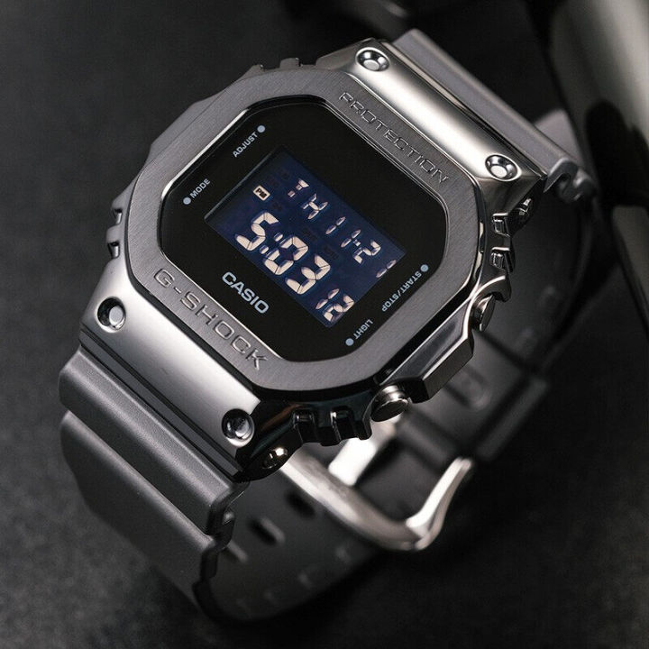 casio-g-shock-แท้100-รุ่น-dw-5600bb-1dr-นาฬิกาข้อมือชาย-ของแท้-cmg-1ปี