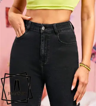 Black high waisted clearance jeans with belt loops