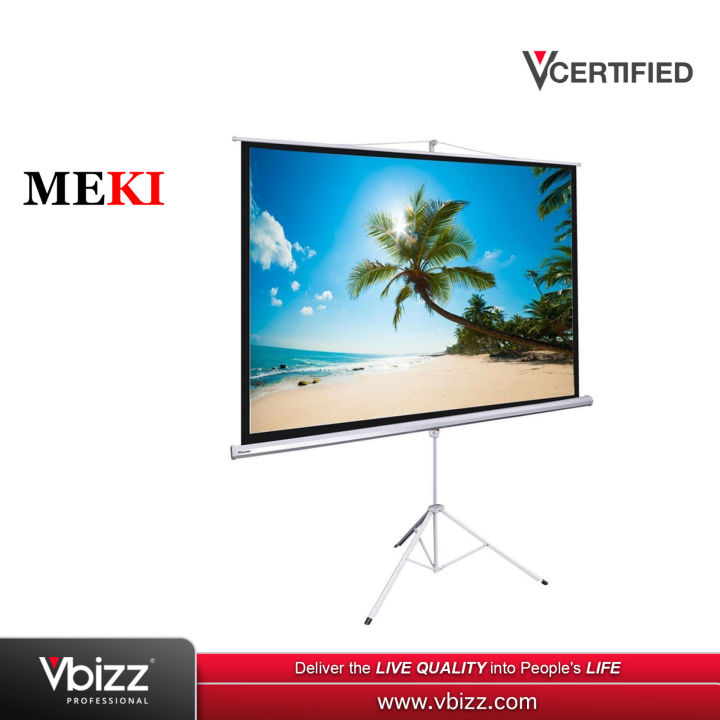 Meki 70x70 6x6 Tripod Projector Screen Matte White Lazada 3040