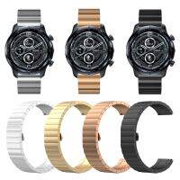 สายนาฬิกาโลหะสำหรับ Ticwatch Pro 3 GPS สมาร์ทวอท์ชสร้อยข้อมือเหล็กสแตนเลสสำหรับ Ticwatch Pro 2021 /Gtx/e