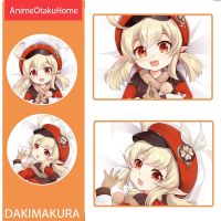 Anime Genshin ผลกระทบ Klee เซ็กซี่สาวน่ารักโยนหมอนปลอกหมอน Otaku เตียงตกแต่ง Dakimakura ปลอกหมอน