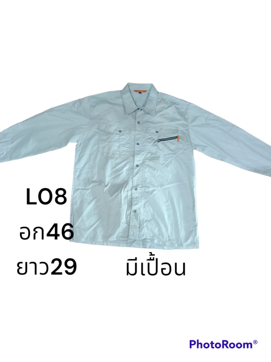 เสื้อเชิ้ตใส่ทำงาน-เสื้อช้อปใส่ทำงาน-เซตผ้าบาง-สินค้าจากญี่ปุ่น-l01-l08