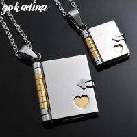 Necklace Stainless Steel Book