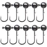 10pcs Jig Head Fishing hook 3.5g 5g 7g 10g 14g Round Ball Jig Head Hook Weedless Fishhook Soft Worm Fishing Accessories Accessories