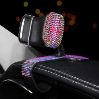 Cell Phone Holder Car Phone Stand with Rhinestones 360 Rotating GPS Holder Multifunctional Phone Mount for Car Dashboard well-suited