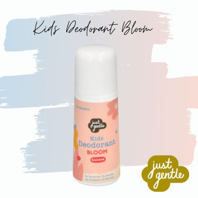 Just Gentle Organic Kids Deodorant Floral Girly Scented - Bloom โรลออนป้องกันและระงับกลิ่นกาย กลิ่นบลูม (60ml)