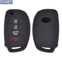 KLL 4 Button Silicone Car Remote Key Fob Shell Cover Case For Hyundai Sonata Santa Fe i40 Skin Holder Protector