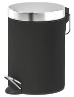 EKOLN Waste bin, dark grey, 3 L (เอียควลน์ ถังขยะ, เทาเข้ม, 3 ลิตร)