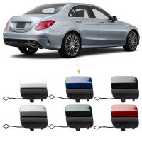 Rear Bumper Tow Hook Cap Towing Eye Cover For Mercedes-Benz W205 C-Class Sedan C300 C400 C43AMG 2015-2018 Passenger Side