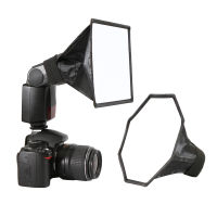 2 Pack Flash Diffuser Light Soft, Octagon Soft Square Soft สำหรับ Canonnikonyongnuo Speedlight