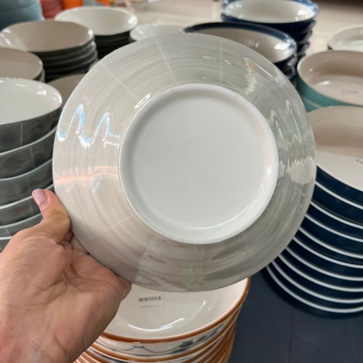 ถ้วยชาม-ชามสวยๆ-ceramic-bowl-ถ้วยเซรามิก-ชามเซรามิคเนื้อหนา-ถ้วยสวยๆ-ถ้วยชามราคาถูก-ถ้วยยกโหล-ถ้วยราคาถูก-ขนาด-8-นิ้ว