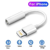 Original Headphone Adaptador For Apple iPhone 14 13 12 11 Pro Aux Audio Splitter Lighting To 3.5mm Adapter Earphone Jack Cable