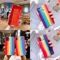 เคสนิ่มซิลิคอน งานกำมะหยี่สายรุ้ง Case iPhone6,6s,6plus,6splus,i7,i8,7plus,8plus,X,XS,XR,XSMax,SE2020,iP11,11Pro,11ProMax,iPhone12,12Pro,12Max,12ProMax