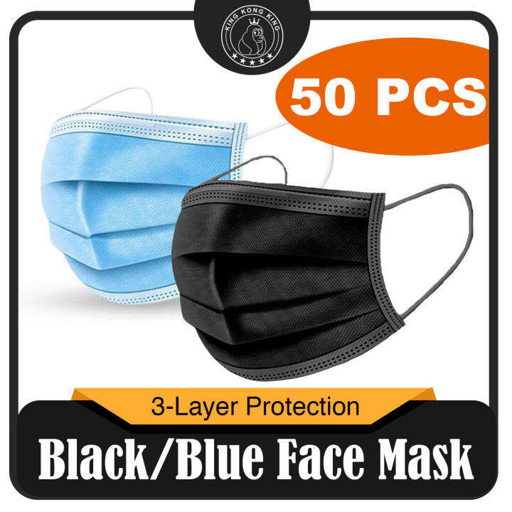 50PCS ORIGINAL FACEMASK Life Defender Premium Disposable Face Masks 3